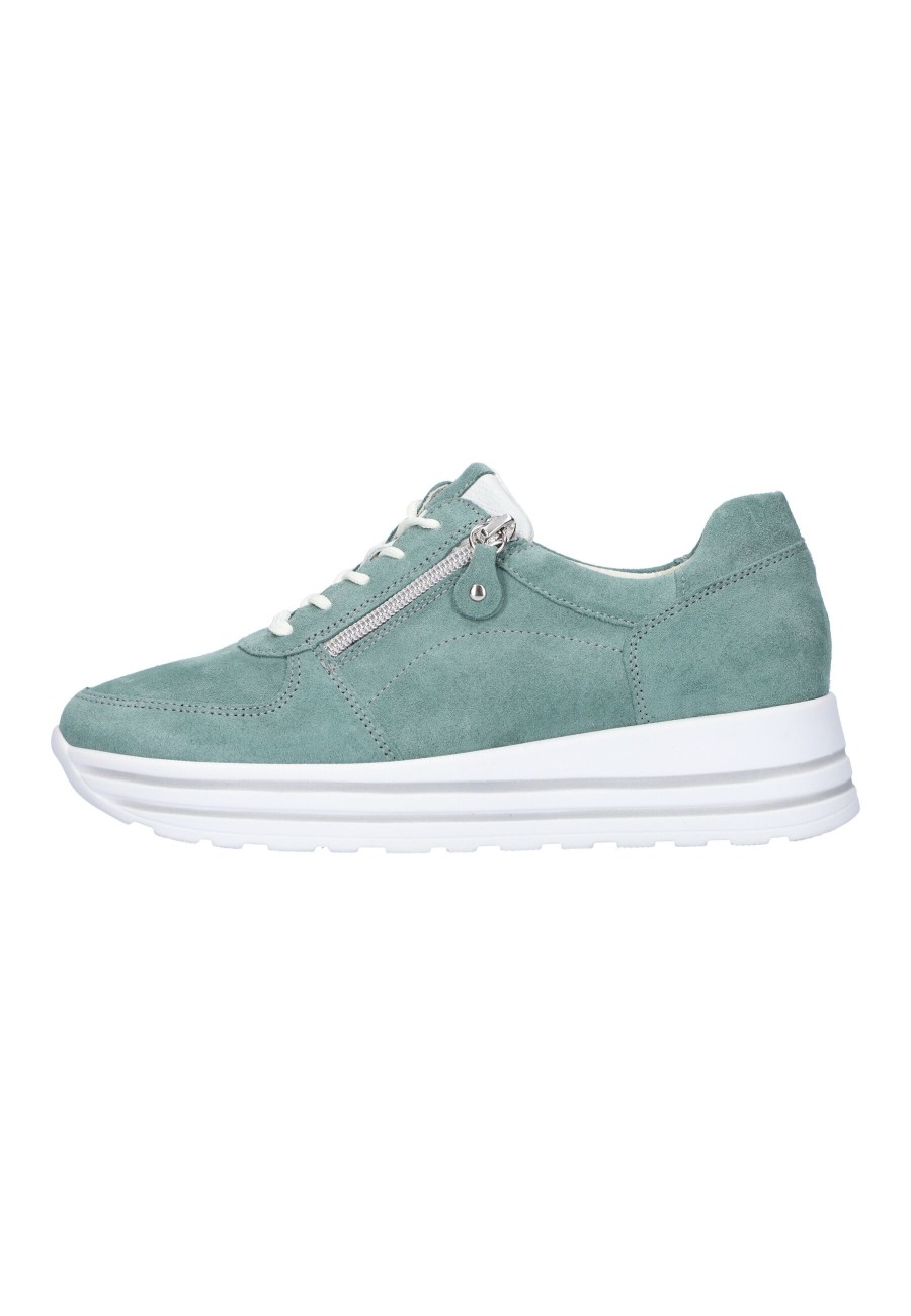 Waldläufer Sneaker | H-Lana Cyan Weis