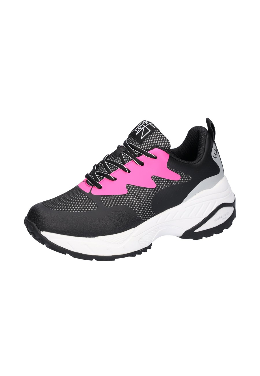 Waldläufer Sneaker | H/K-Pepper Schwarz Pink