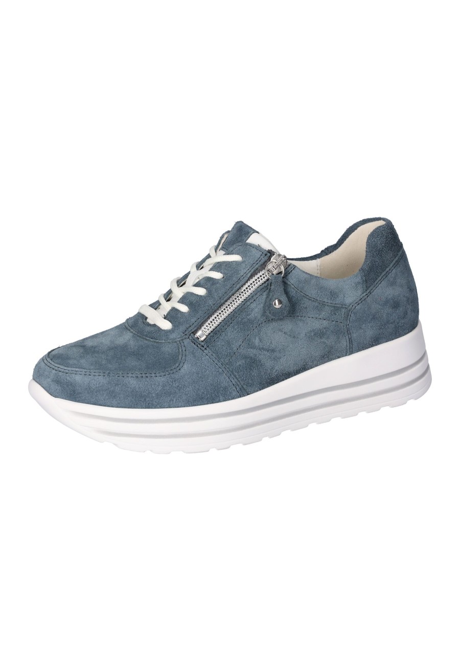 Waldläufer Sneaker | H-Lana Denim Weis