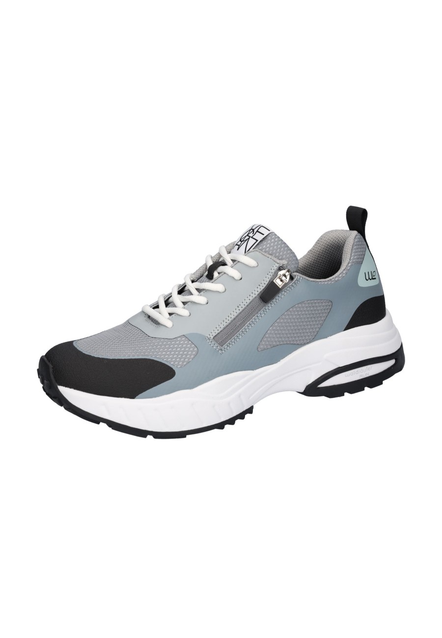 Waldläufer Sneaker | H/K-Pero Grey Lightblue