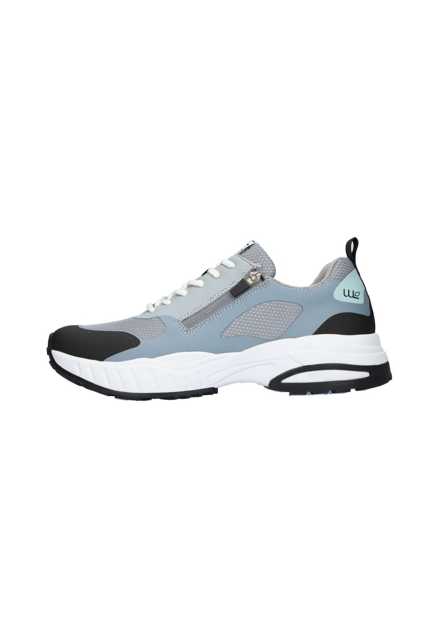 Waldläufer Sneaker | H/K-Pero Grey Lightblue