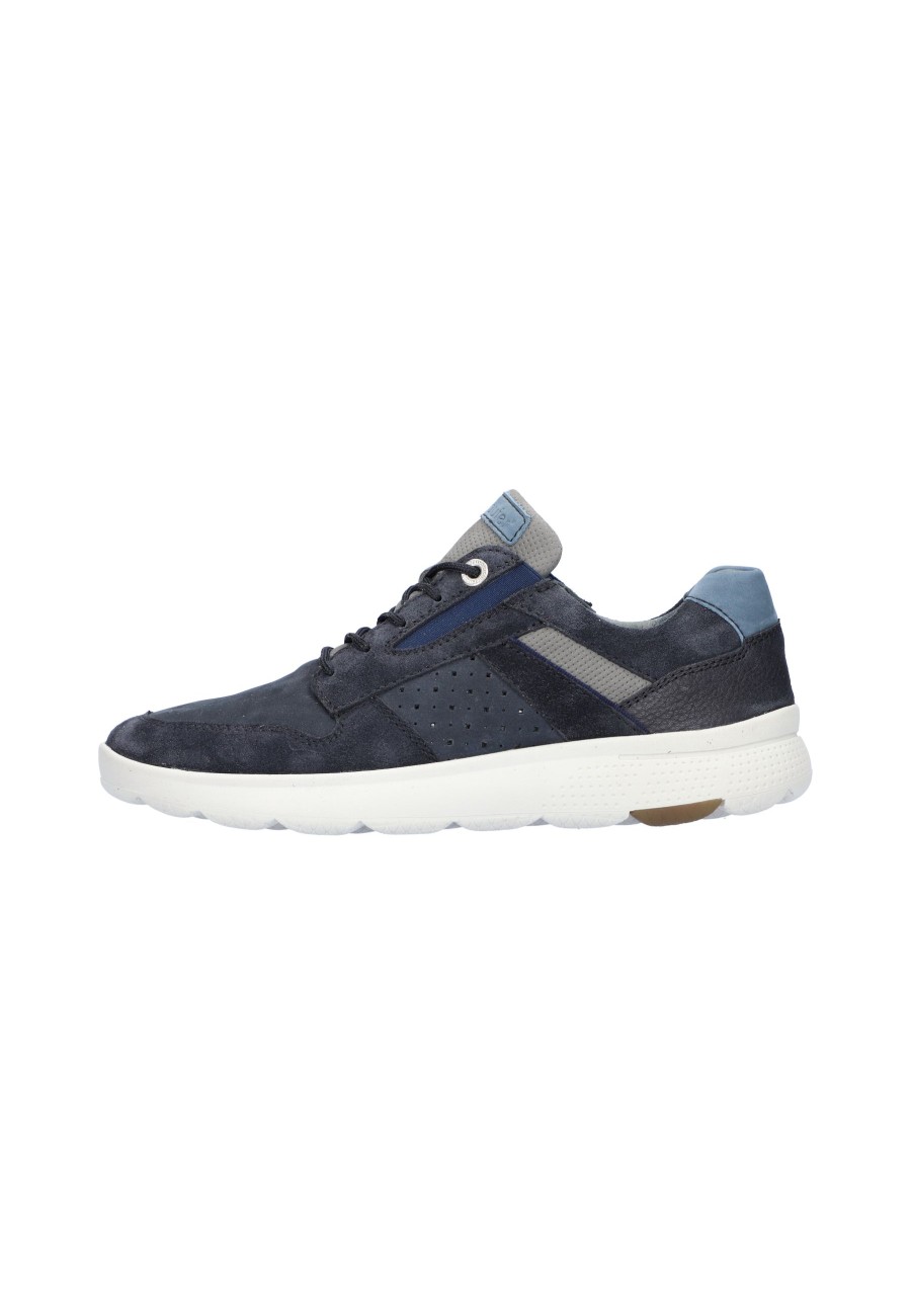 Waldläufer Sneaker | Heiko Deepblue Marine Basalt Denim Ocean