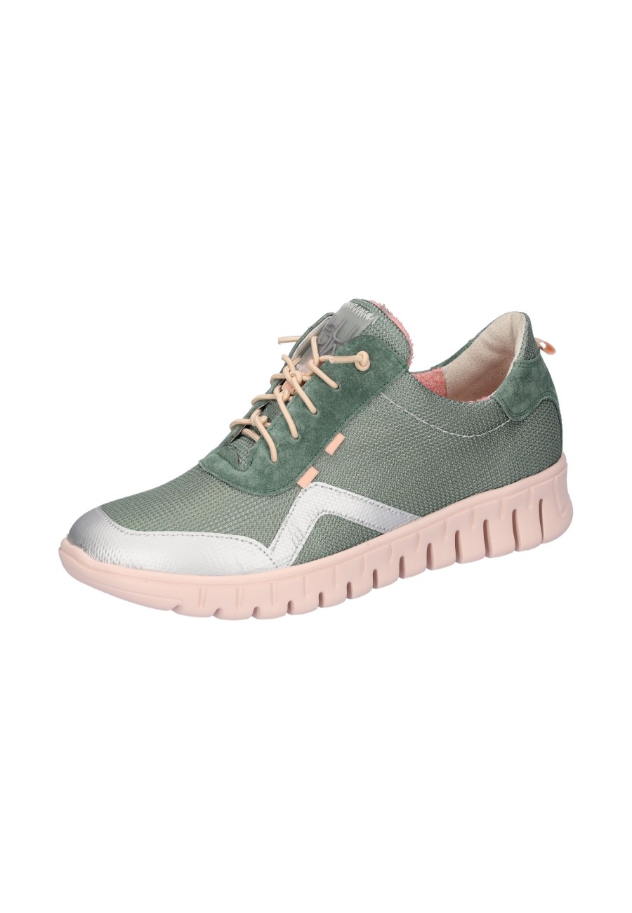 Waldläufer Sneaker | H-Birdy Grau Ice Salbei